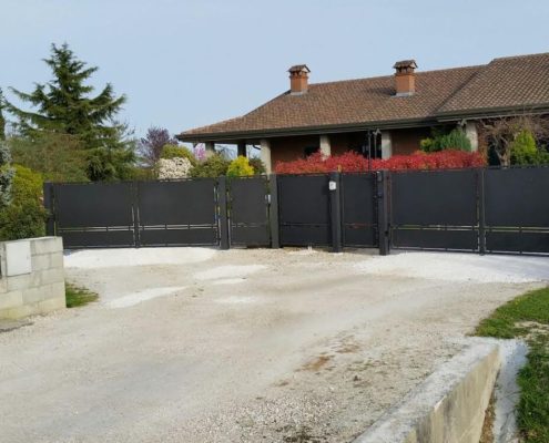 Cancello carraio pedonale fisso CIECHI 1