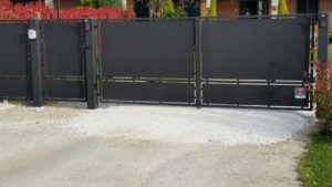 Cancello carraio pedonale fisso CIECHI 2 Ferrara